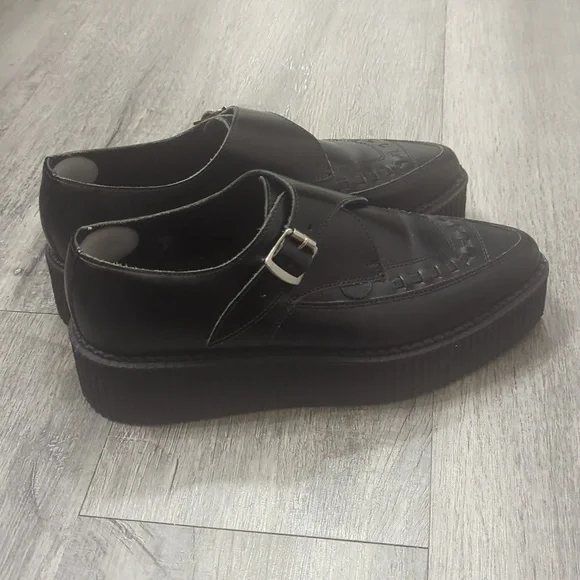 Underground. England Black Leather Apollo Creepers - Picture 4 of 11